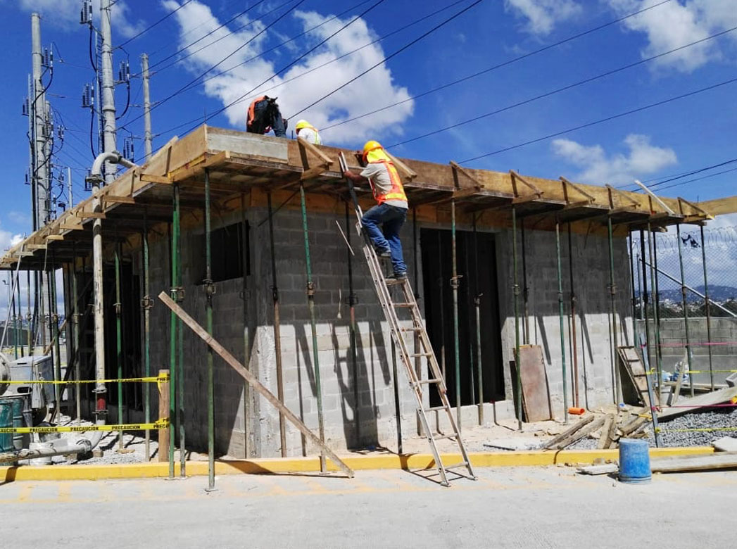 Colado de concreto en proyecto residencial