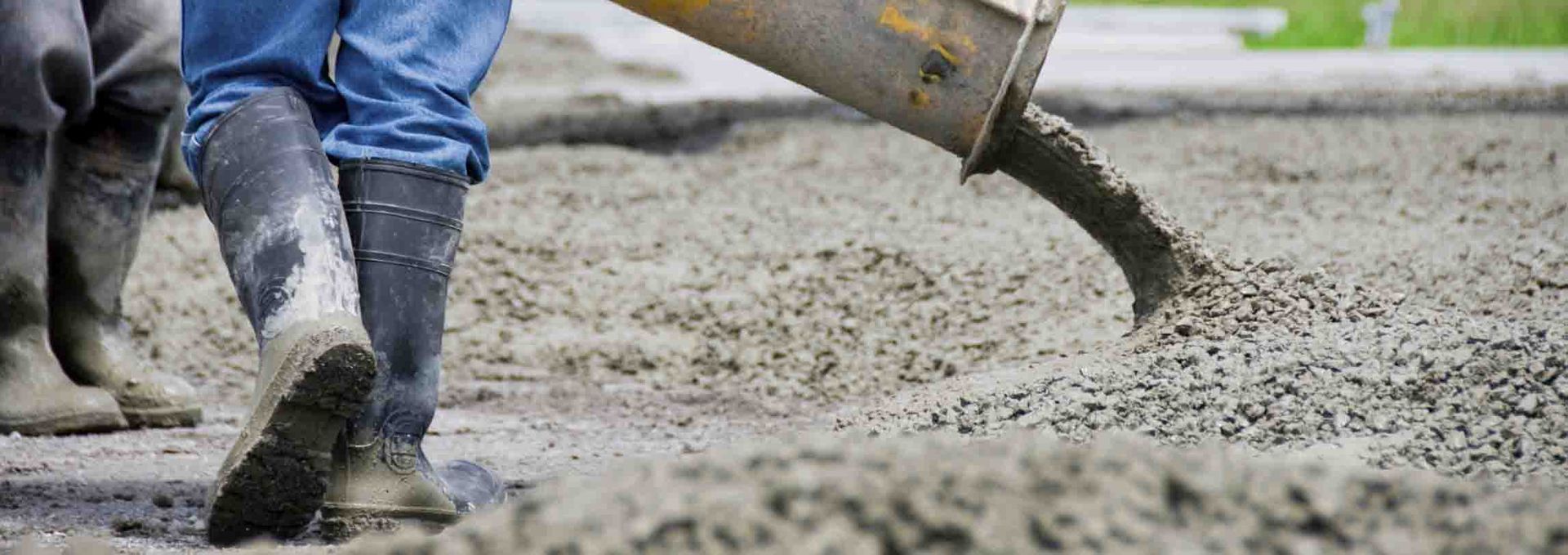 Concreto fresco de alta calidad