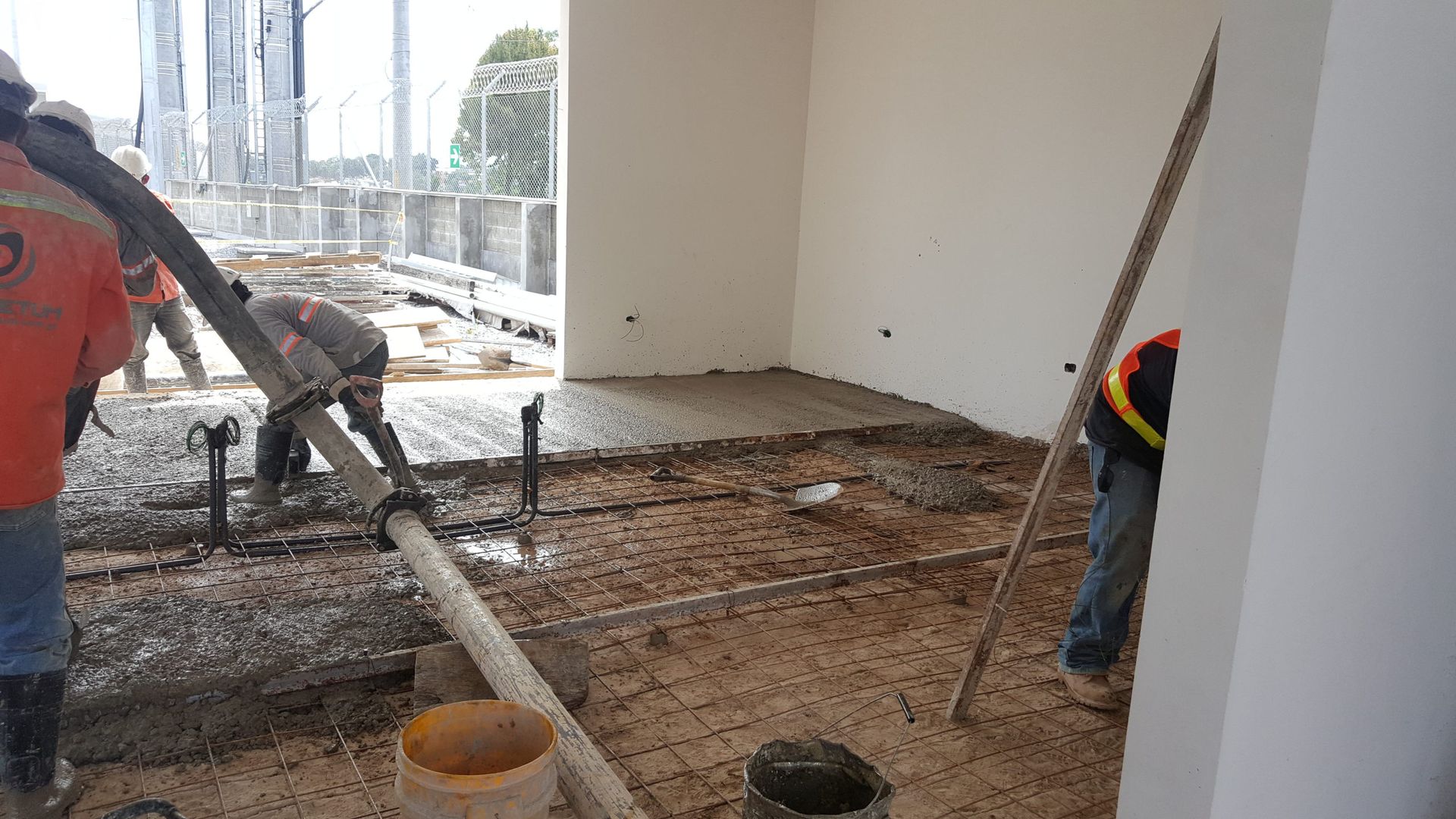 Fundición de columnas y estructura